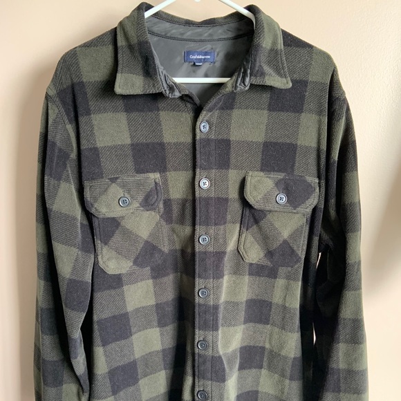 Plaid Fleece Shirt Jacket Croft Barrow 